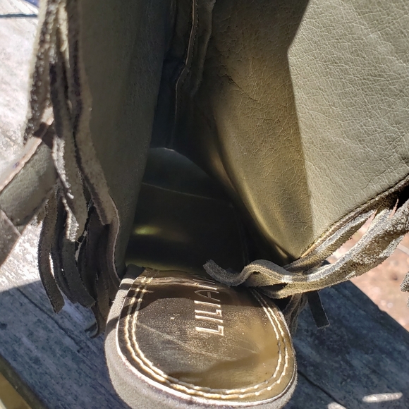 Liliana Faux Suede Fringe Boots 😍 - Picture 13 of 14